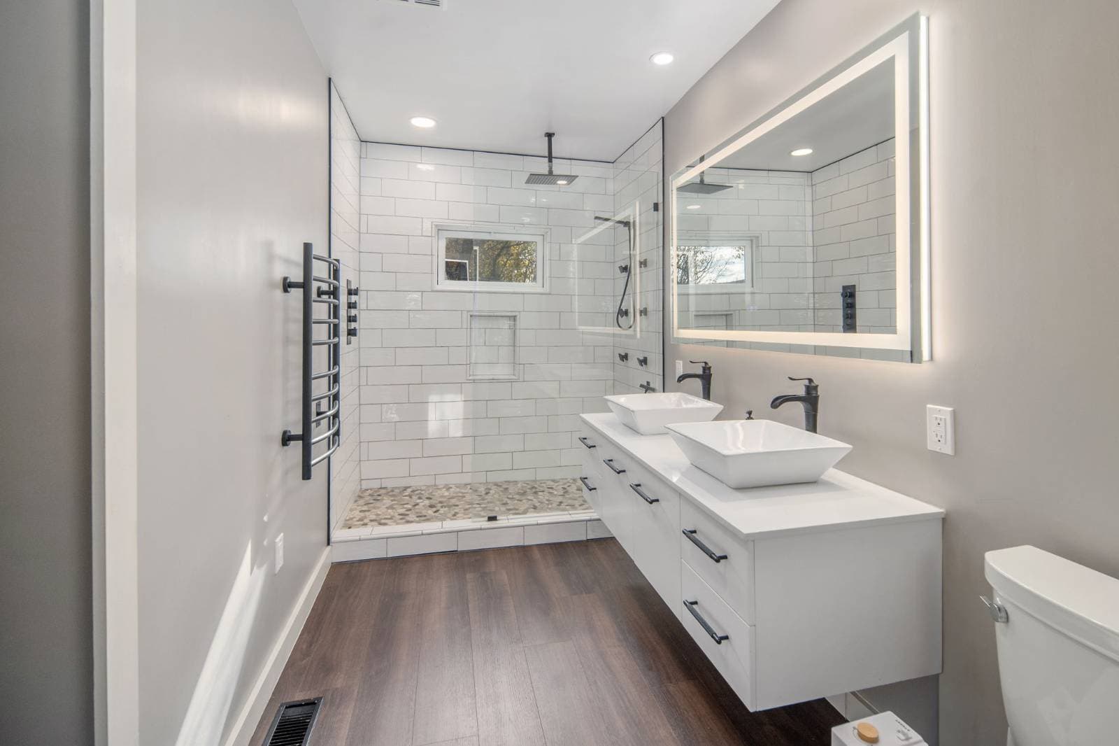 Main home · primary bath at 17 Walnut St, Cooperstown NY