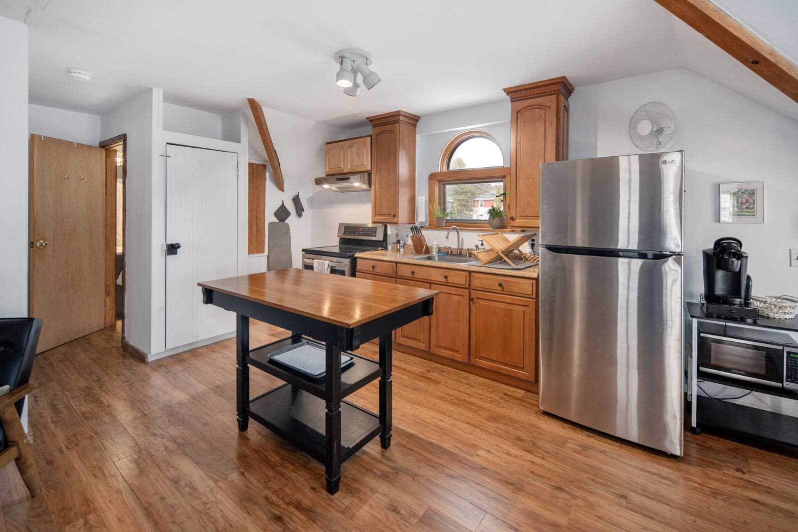 Accessory apartment · kitchen at 17 Walnut St, Cooperstown NY